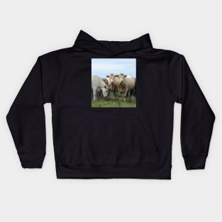 Curious Cows and Calf Kids Hoodie